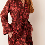 Meadow Classic Short Robe | Botanical