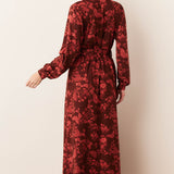 Skyler Banded Long Robe | Botanical