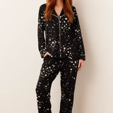 Winter PJ Set | Black Stars