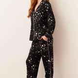 Winter PJ Set | Black Stars