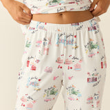 Bella Cloud Jersey PJ Set in Jet Set