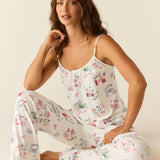 Bella Cloud Jersey PJ Set in Jet Set