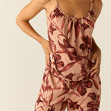 Bella Cloud Jersey PJ Set in Rosewood