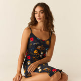 Chanelle Cloud Jersey Slip Dress in Mystic