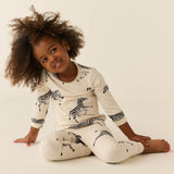Hunter Cloud Jersey Kids Set in Animalia