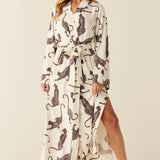 Kaia Cloud Jersey Kimono Robe in Vinyasa