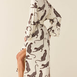 Kaia Cloud Jersey Kimono Robe in Vinyasa