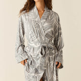 Kaia Cloud Jersey Kimono Robe in Whisper