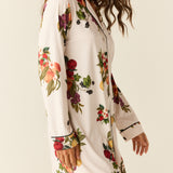 Kara Cloud Jersey Boyfriend Shirt in Harvest
