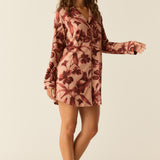 Kara Cloud Jersey Boyfriend Shirt in Rosewood