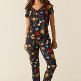 Nadia Cloud Jersey PJ Set in Mystic