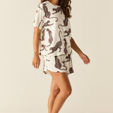 Taylor Cloud Jersey PJ Set in Vinyasa