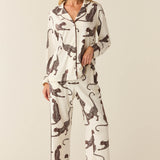 Winter Cloud Jersey PJ Set in Vinyasa