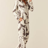 Winter Cloud Jersey PJ Set in Vinyasa