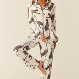 Winter Cloud Jersey PJ Set in Vinyasa
