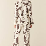 Winter Cloud Jersey PJ Set in Vinyasa