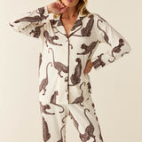 Winter Cloud Jersey PJ Set in Vinyasa