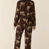 Winter Cloud Jersey PJ Set in Savanna