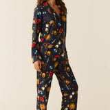 Winter Cloud Jersey PJ Set in Mystic