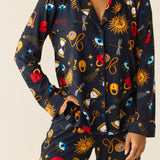 Winter Cloud Jersey PJ Set in Mystic