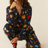Winter Cloud Jersey PJ Set in Mystic