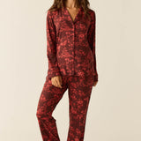 Winter Cloud Jersey PJ Set in Botanical