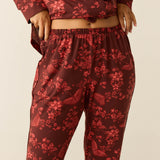 Winter Cloud Jersey PJ Set in Botanical