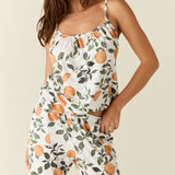 Bella Cloud Jersey PJ Set in Orange Grove