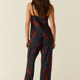 Bella Cloud Jersey PJ Set in Belladonna