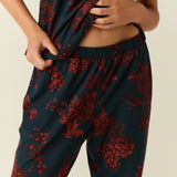Bella Cloud Jersey PJ Set in Belladonna