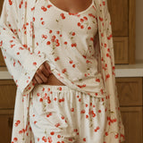 Elle TENCEL™ Lyocell Cami PJ Set in Cherry Jubilee