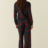 Hayley Cloud Jersey PJ Set in Belladonna