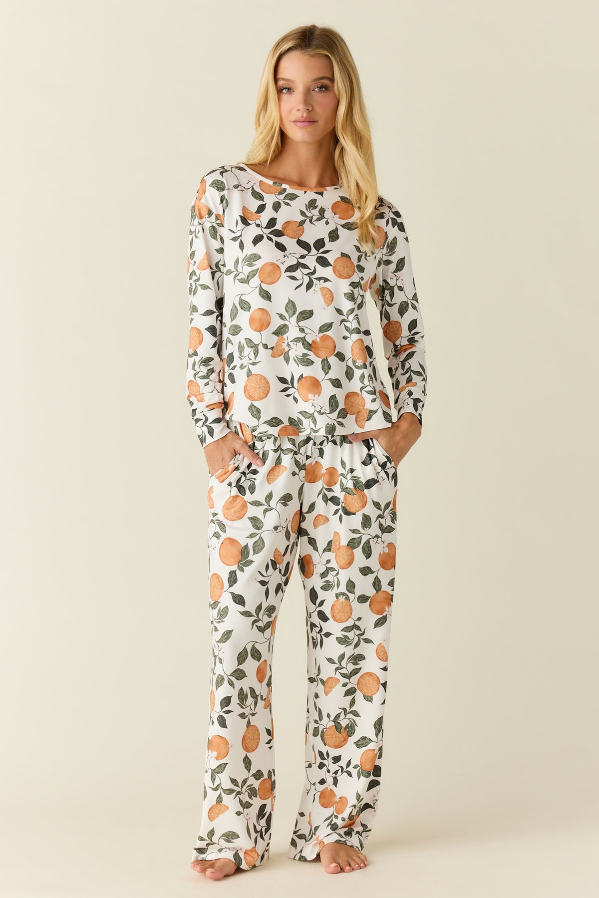 Hayley Cloud Jersey PJ Set Grove