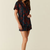 Maren Cloud Jersey PJ Set in Belladonna