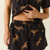 Maren Cloud Jersey PJ Set in Panthera