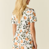 Maren Cloud Jersey PJ Set in Orange Grove