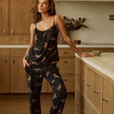 Bella Cloud Jersey PJ Set in Panthera
