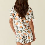 Taylor Cloud Jersey PJ Set in Orange Grove
