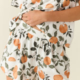 Taylor Cloud Jersey PJ Set in Orange Grove