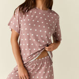 Devin TENCEL™ Lyocell PJ Set in Polka Dot