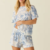 Devin TENCEL™ Lyocell PJ Set in Cambridge Toile
