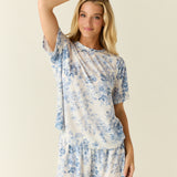 Devin TENCEL™ Lyocell PJ Set in Cambridge Toile