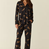 Winter Cloud Jersey PJ Set in Panthera