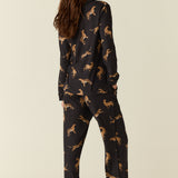 Winter Cloud Jersey PJ Set in Panthera