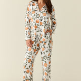 Winter Cloud Jersey PJ Set in Orange Grove
