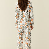 Winter Cloud Jersey PJ Set in Orange Grove