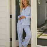 Aria TENCEL™ Lyocell Long PJ Set in High Tide