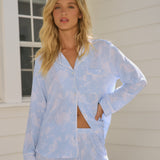 Aria TENCEL™ Lyocell Long PJ Set in High Tide