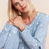 Shari PJ Set | Light Blue Stars