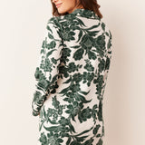 Kara Boyfriend Shirt | Emerald Floral